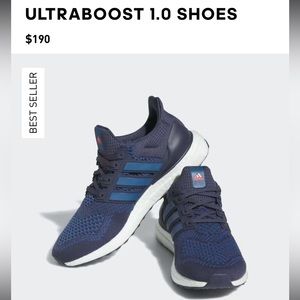 MINT condition Adidas Ultraboost 1.0 US 11 Navy Mens